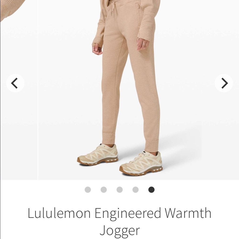 Engineered Warmth Jogger Size 6